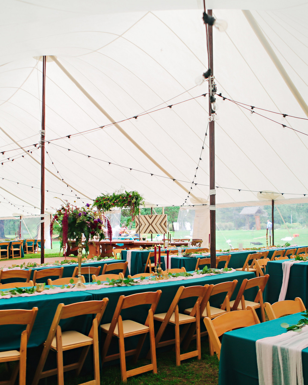 A Sailcloth Tent with a Beautiful Exterior | Mutton Party and Tent Rental