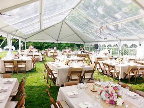 cleartop tent rental clear ceiling stars sun sky natural light 