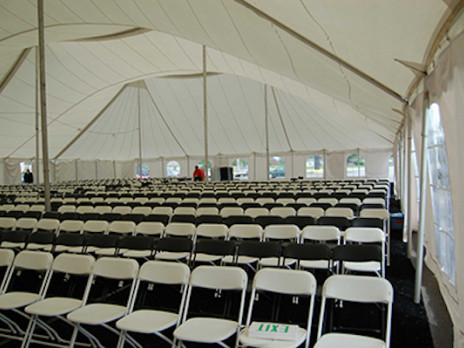 corporate tent rental seating chairs