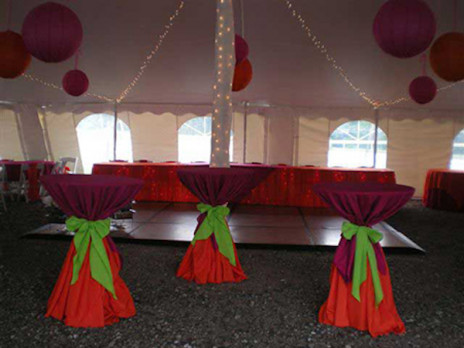 corporate tent rental theme party
