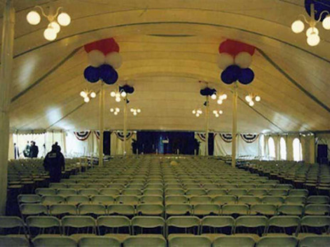 corporate tent rental candidate election