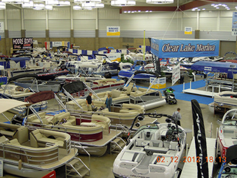 tradeshow tent rental booth boat show pontoon speed fishing