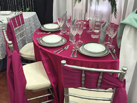decor and design tent rental chair liners linens