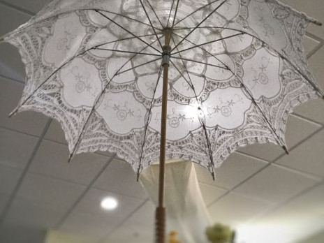 decor and design tent rental umbrella lace parasol
