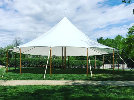 sailcloth tent rental park round party